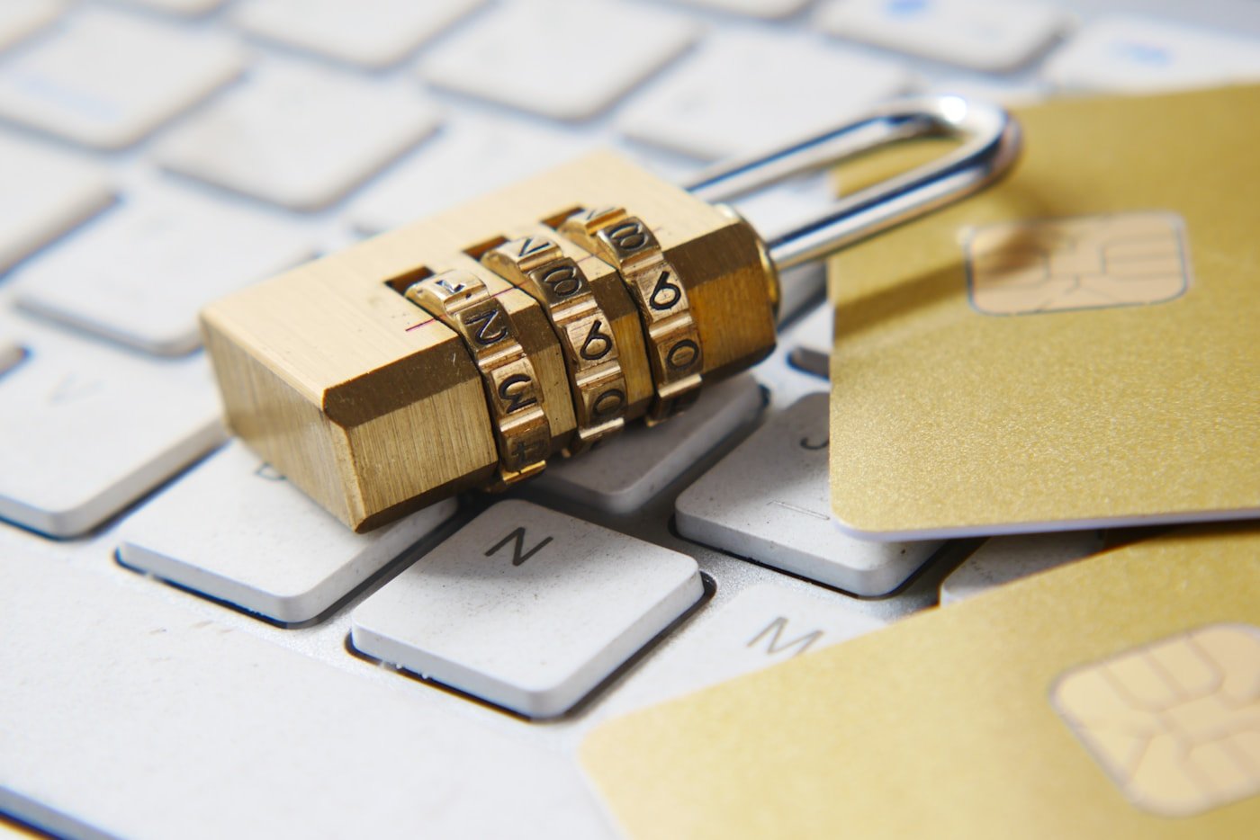 Encrypted digital lock representing secure consultancy data